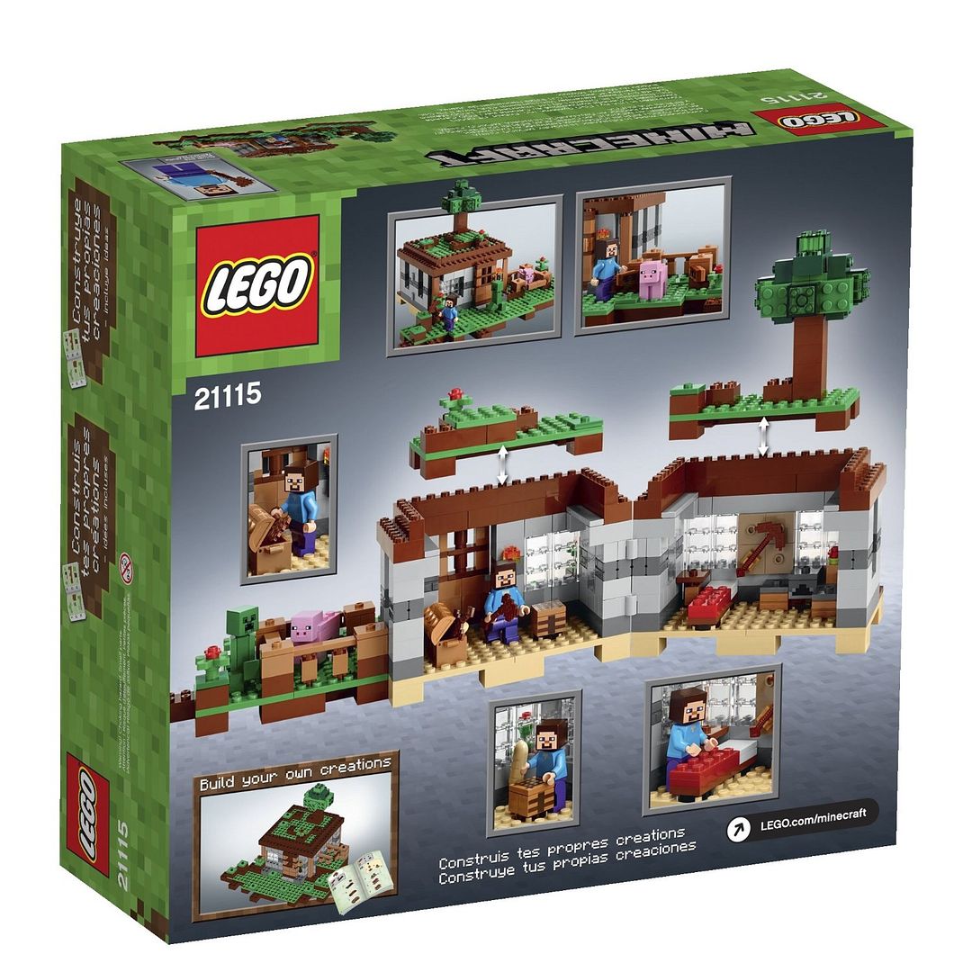 有关以下物品的详细资料: november 2014 lego minecraft 21115 the